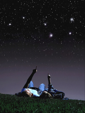 lying on grass watching a meteor shower, grass at night, lying down watching stars, lying down viewing stars, viewing stars, viewing meteors